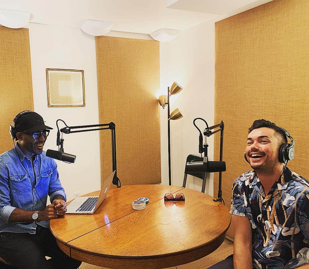 アンソニー・ラモスのインスタグラム：「What do you think @karamo said to me that got this reaction?」