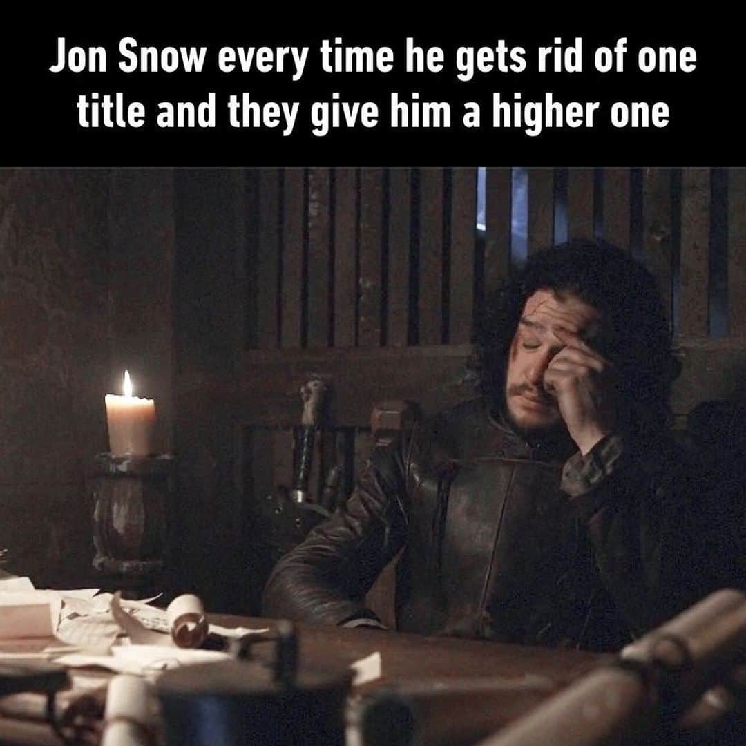 9GAGさんのインスタグラム写真 - (9GAGInstagram)「Suffering from Success⠀ -⠀ By AshleyKSmalls | TW⠀ -⠀ #gameofthrones #jonsnow #9gag」4月17日 4時01分 - 9gag