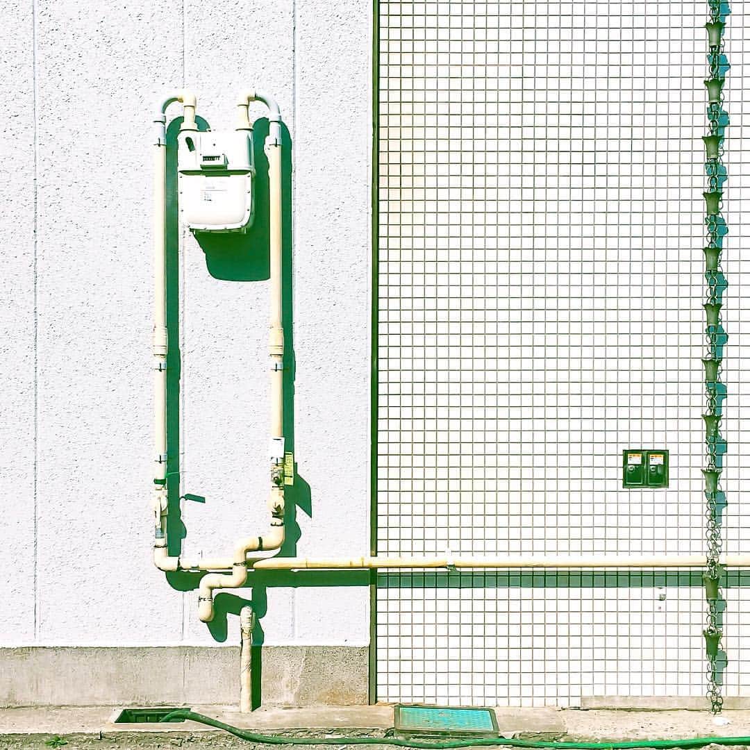 まめのインスタグラム：「ぬーん⸌☻ັ⸍ . . #ザ壁部 #ihaveathingforwalls . #mwjp #igersjp #instagramjapan #indies_minimal #hueart_life #reco_ig #shotoniphone」
