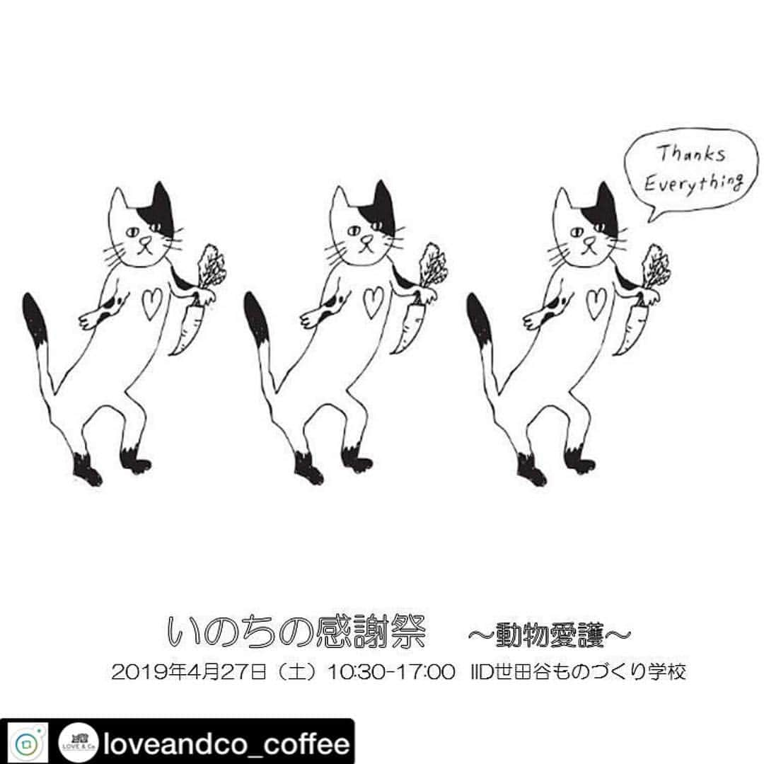 Rachien Smoothieさんのインスタグラム写真 - (Rachien SmoothieInstagram)「. . 🔹いのちの感謝祭〜動物愛護〜🔹 . 🐱ラチエンも参加させて頂きます！(お店は通常営業) . 🐶 いのちの感謝祭とは→いのち：LIFE 忙殺される都会の毎日で忘れがちな、感謝：ありがたいなー！って幸福度が上がれば、自分に人に優しくなれる、祭り：気楽に！楽しく！体験型コンテンツ満載のイベント！ .  ラチエンからはピタヤココカップを。イベント売り上げの一部は保護猫支援の @loveandco_coffee とdo one goodさんへ寄付されます。 . . . 👐Repost👐 . 「いのちの感謝祭　～動物愛護～」 ４月２７日（土）10:30-17:00 IID世田谷ものづくり学校  イベントの売上の一部がLOVE & Co.と do one good さんへ寄付されるチャリティーイベント！  LOVE & Co.からは、ラブコCATSがモデルをつとめるコーヒーや雑貨の販売と、ラブコ猫パネル展示、ワークショップを開催します。  そして、ラブコワーカーさんをはじめ、たくさんの方が物販ブースにご参加くださいます～♡ ・ ・ 【美味しいものもあります！】 ・ @rachiensmoothie さんからは、毎日でも食べたい～っピタヤココカップ３種類。できたてのカップが茅ヶ崎から直送されます！（４枚目）  カラダに優しい材料にこだわったuni's tableさんからは、美味しいレモンバームや焼き菓子が登場予定です（５枚目） ・ ・ 【ネコもヒトも楽しめるグッズ！】 ・ @kiwishome99 ちゃんブースでは、里親募集中のかわりーくんがモデルになったクッキーやノートはじめ、CAT TOYやオヤツ、演歌ファミリーフォトブックなど目白押し！（６枚目）  可愛い上に猫が喜ぶ！猫耳が付いたカラフルで可愛いぃCAT BEDは、丁寧に作られたハンドメイド♡ @konasu630 さんが遠方よりご参加くださいます♪（７枚目） ・ ・ 【アクセサリーもいろいろ登場！】 ・ 帽子のオーダーメイドブランド @latelierdulion さんからは、帽子の「はしっこ」をブレスレットに生まれ変わらせた、カラフルでオシャレなアップサイクルアクセサリー（８枚目）  クリエイター祭でも大人気のビーズ刺繍作家 @satoyuki_carat さんの猫ブローチ。ラブコ猫がモデルになったブローチも数点お目見え予定で楽しみすぎる～（９枚目）  @marino_accessory さんからは、ビースやストーンが夏らしいリングを販売！ゴムリングなので気軽に重ねづけしたりしたいですね！（１０枚目）  画像はイメージのものも含みますので、実際の商品は当日ご来場いただきお楽しみください！  GWのスタートは「いのちの感謝祭」へ！ 詳細は「いのちの感謝祭」で検索してね @inochinokanshasai ・ ・ #いのちの感謝祭 #チャリティイベント #世田谷ものづくり学校」4月16日 19時56分 - rachiensmoothie