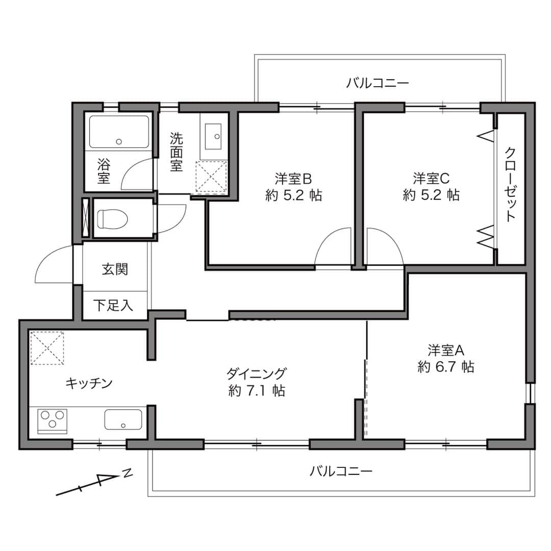 カウカモ ｜『一点もの』の住まいに出会おうさんのインスタグラム写真 - (カウカモ ｜『一点もの』の住まいに出会おうInstagram)「『毎日の見え方』 心地よい日差しと、部屋を抜けるやわらかな風を感じて考えた。何でもない日々の営みが、色鮮やかだと感じるようになったことを。ご近所さんとの挨拶、愛犬のお散歩、育てた野菜でサラダを作り、朝日が差し込むテーブルを囲む食事。愛着が持てる住まいは、毎日の見え方を変えてくれるんだね。 . 国領駅 / 3DK / 68.62㎡ . --------------- ▶︎バーチャル内見ができるカモ？この物件の詳細はストーリーズ、またはプロフィールのリンクから【 毎日の見え方 】をチェック！→@cowcamo --------------- . #cowcamo #カウカモ . #住まい#暮らし#マイホーム#リビング#ダイニング#キッチン#リノベ#リノベーション#リノベーションマンション#中古マンション#マンション暮らし#ライフスタイル#シンプルライフ#インテリア#インテリアデザイン#インテリアコーディネート#インテリア雑貨#インテリア好きな人と繋がりたい#物件探し#内装 #ダイニングインテリア#ライティングレール#アクセントウォール#アクセントクロス#木のぬくもり#リビングドア#かわいいドア#引き戸」4月16日 21時00分 - cowcamo