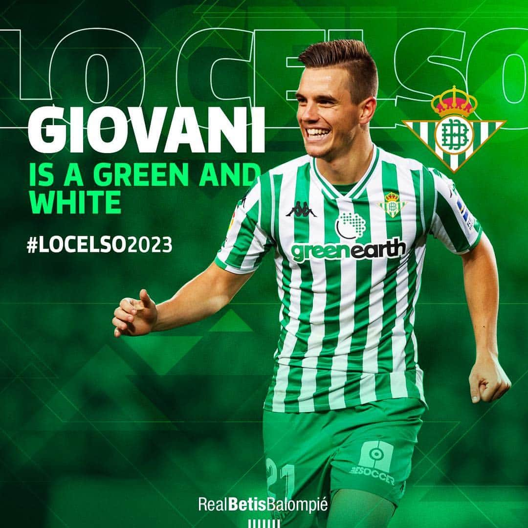 レアル・ベティスさんのインスタグラム写真 - (レアル・ベティスInstagram)「📣 OFICIAL | El #RealBetis ejerce la opción de compra por Giovani Lo Celso 🤗👏 — 📣 OFFICIAL | #RealBetis activate the purchase option on Giovani Lo Celso 🤗👏 ➡️ (Link en bio)  #LoCelso2023」4月16日 21時02分 - realbetisbalompie