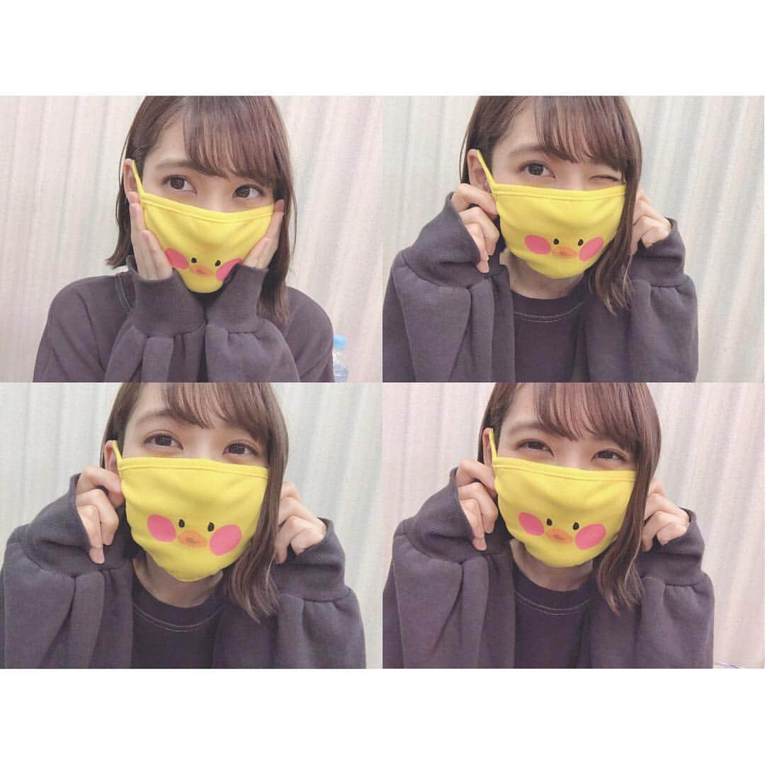 松岡菜摘さんのインスタグラム写真 - (松岡菜摘Instagram)「. . かわいいマスクをもらいました☺︎ こういうの喜んでつけちゃう❤︎ . #マスク #chuu #빵빵덕」4月16日 21時04分 - natsustagram_hkt