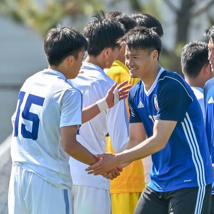 サッカーキングさんのインスタグラム写真 - (サッカーキングInstagram)「. 流経大柏の先輩・後輩が再会🤝 （2019.04.16） . 📷Photo by @shimpeei (Soccer King) . #流経大柏 #流通経済大柏 #高校サッカー #宮本優太 #YutaMiyamoto #先輩 #流通経済大学 #全日本大学選抜 #関川郁万 #IkumaSekigawa #後輩 #鹿島アントラーズ #Antlers #U20 #U20日本代表 #u20wc #fifau20worldcup #日本代表 #daihyo #サッカーキング #⚽️ #サッカー」4月16日 22時30分 - soccerkingjp