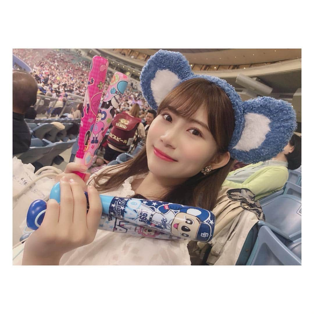 後藤理沙子さんのインスタグラム写真 - (後藤理沙子Instagram)「たびすちゃんと野球観戦⚾️❤中日勝った〜！☺️ * #ナゴヤドーム #中日ドラゴンズ  #野球観戦 #野球 #ドアラ」4月16日 22時47分 - risako_goto