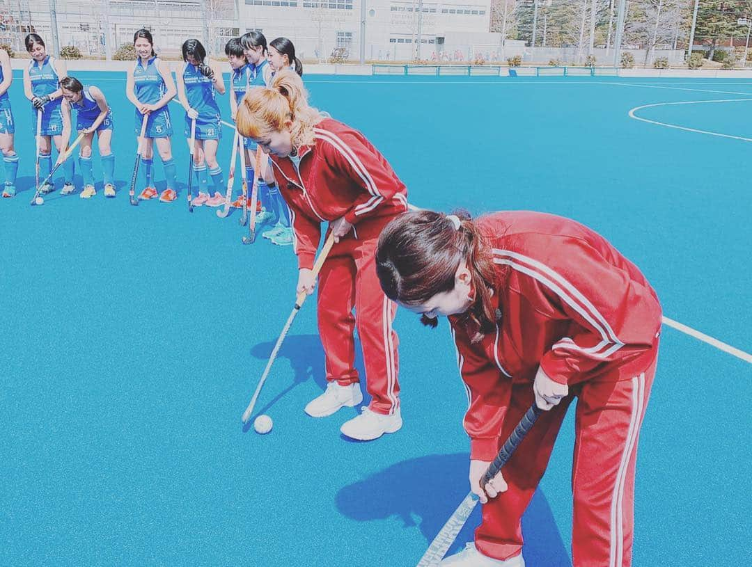 平野ノラさんのインスタグラム写真 - (平野ノラInstagram)「部活めしでした🍚 🏑🏑🏑🏑🏑🏑🏑🏑🏑🏑🏑🏑🏑🏑 #丸山桂里奈 ちゃん #山梨学院大 #グラウンドホッケー #平野ノラ #ボンビーガール #ありがとうございました #okバブリー」4月16日 23時54分 - noranoranora1988