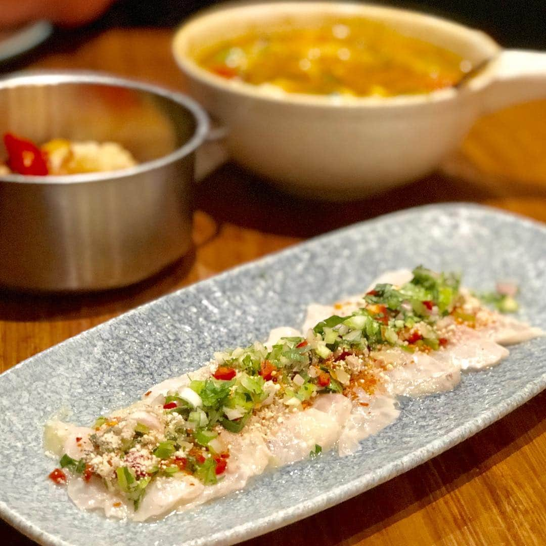 Eat With Steph & Coさんのインスタグラム写真 - (Eat With Steph & CoInstagram)「#Seabass #ceviche @wildricelondon #invite complimentary starters: calamari, ceviche, seafood Tom Yum soup #thai  #thaifood  can’t go wrong with Ceviche! All fresh ingredients sourced from Mayfair 🤭 New Opening Alert🥂‼️📷: @mchan4b」4月17日 0時11分 - eatwithsteph_ldn