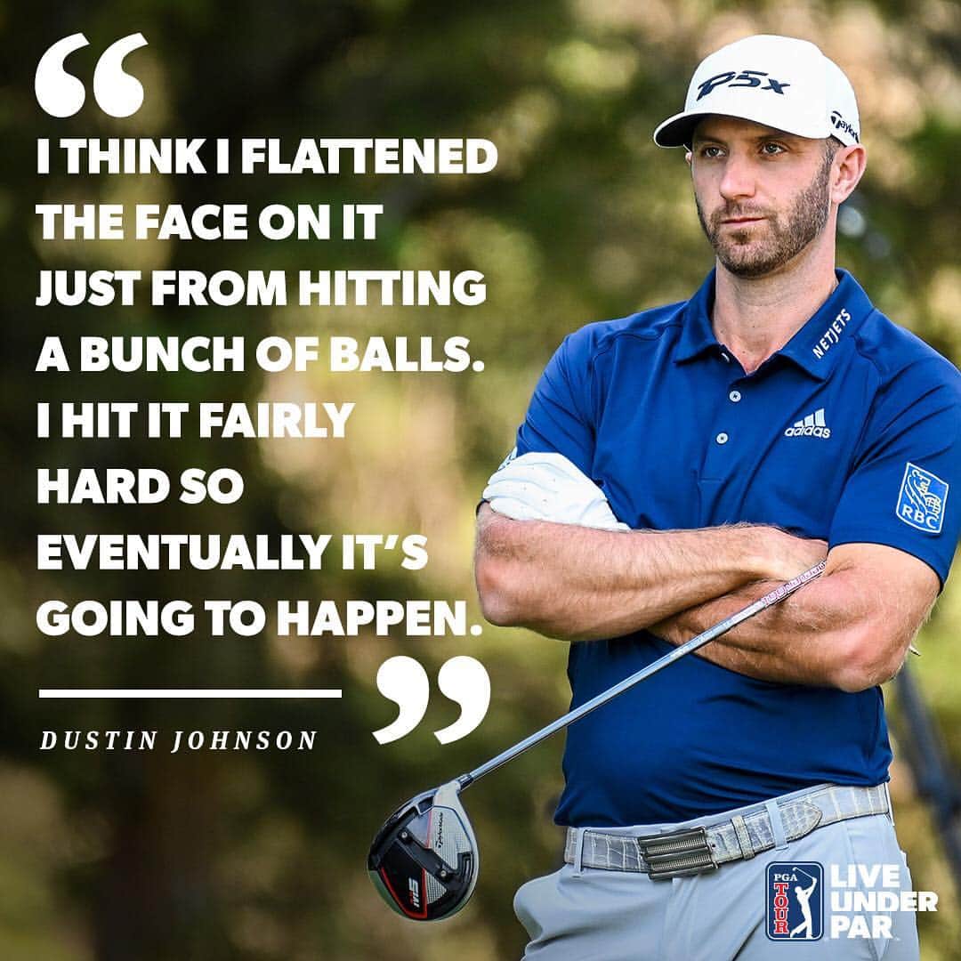 PGA TOURさんのインスタグラム写真 - (PGA TOURInstagram)「When you hit the driver like @djohnsonpga, you’re going to wear out the sweet spot. 👉😳 #LiveUnderPar」4月17日 0時14分 - pgatour