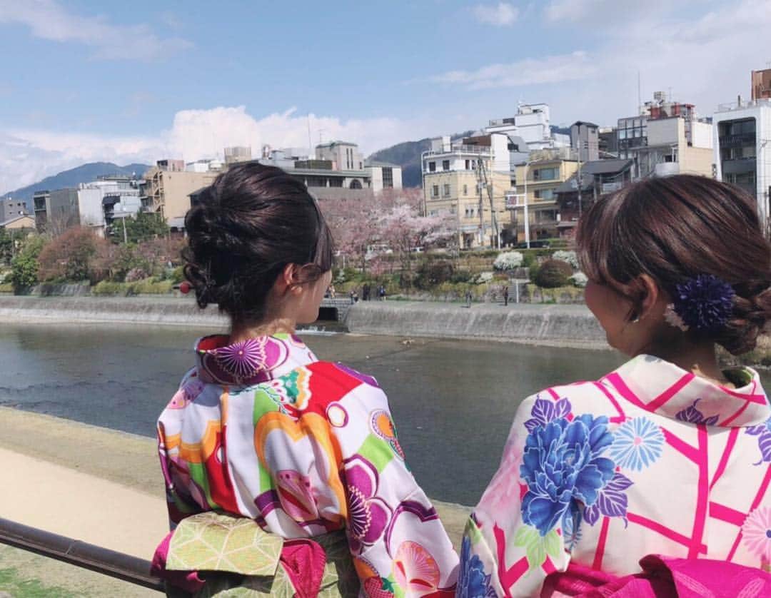 佐藤美樹さんのインスタグラム写真 - (佐藤美樹Instagram)「2019🌸〜京都編〜  #京都  #鴨川  #祇園  #四条  #着物  #散策  #女子旅」4月17日 0時33分 - satomiki0224