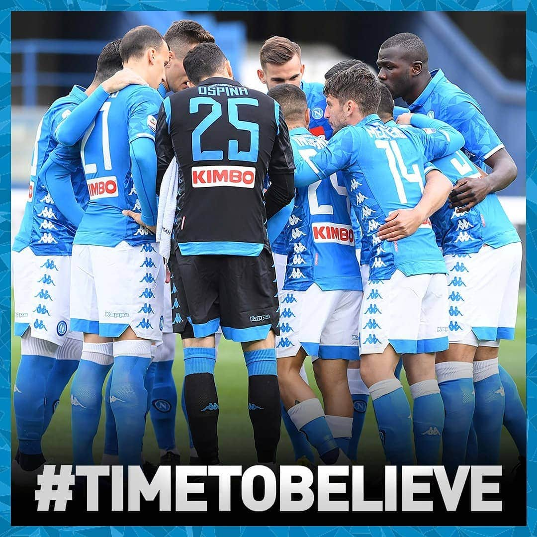 SSCナポリさんのインスタグラム写真 - (SSCナポリInstagram)「- 2 ⚡#TIMETOBELIEVE⚡#UEL #NapoliArsenal 💙 #ForzaNapoliSempre」4月17日 0時59分 - officialsscnapoli