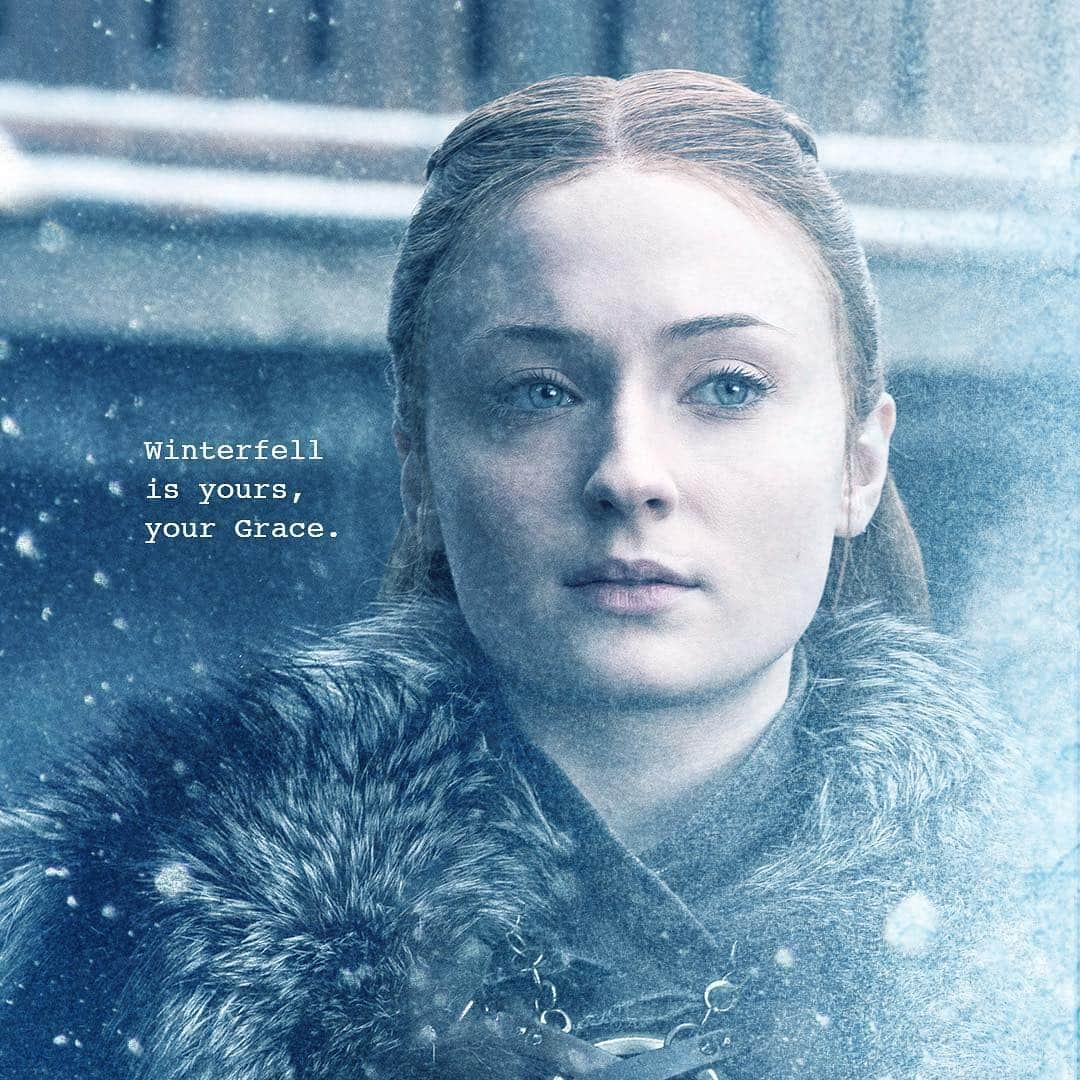 ゲーム・オブ・スローンズのインスタグラム：「Did you bend the knee to save the North or because you love her? #GameofThrones」