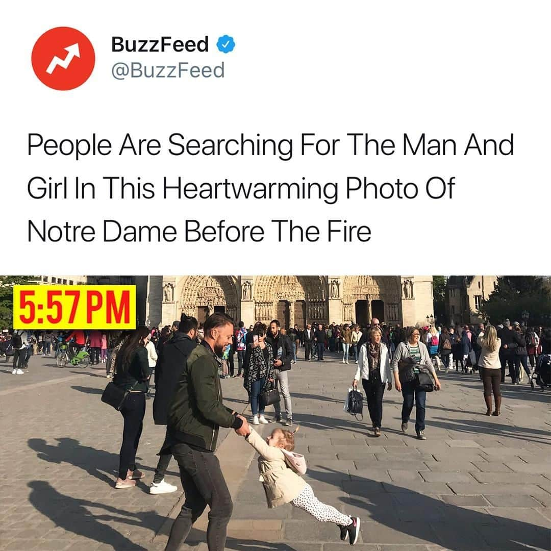 BuzzFeedさんのインスタグラム写真 - (BuzzFeedInstagram)「The photo was taken just minutes before the Notre Dame fires began. Do your thing, internet! Share with your friends 📸 LINK IN BIO for the full article.」4月17日 5時06分 - buzzfeed