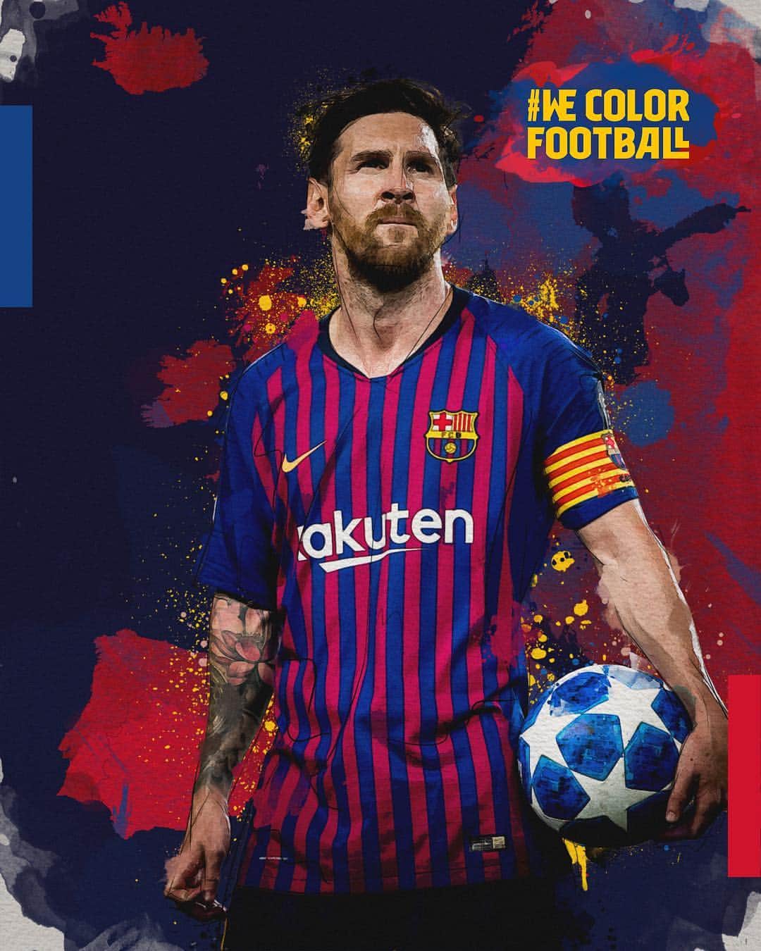 FCバルセロナさんのインスタグラム写真 - (FCバルセロナInstagram)「🙌 Messi at the wheel! A semifinales! A semis! 🎨 #WeColorFootball 🔵🔴 Força Barça!」4月17日 6時16分 - fcbarcelona