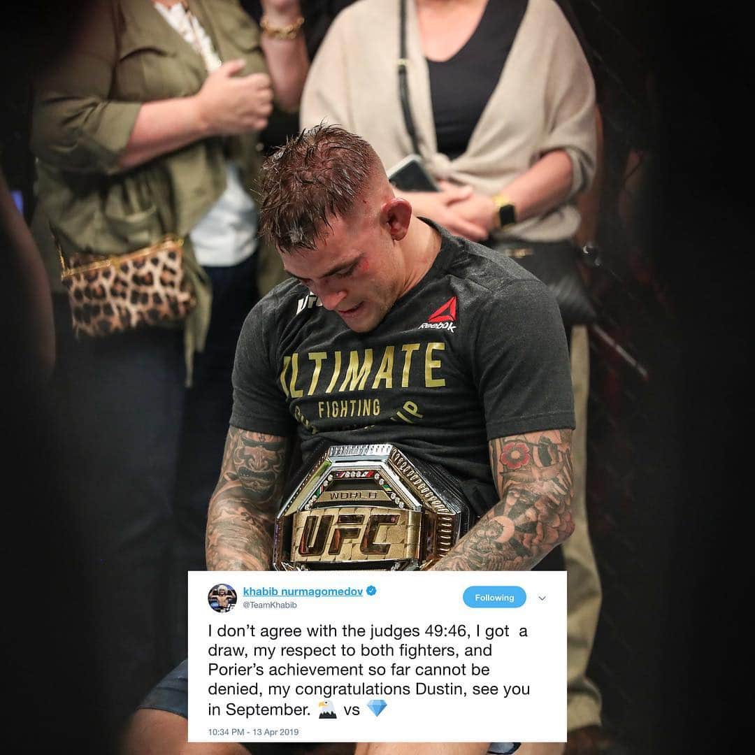 UFCさんのインスタグラム写真 - (UFCInstagram)「Early thoughts on 🦅 vs 💎 later this year? #UFC236」4月17日 8時57分 - ufc