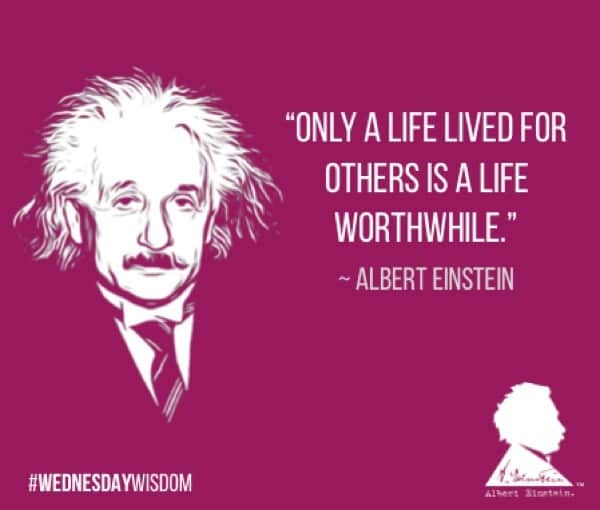 アルベルト・アインシュタインさんのインスタグラム写真 - (アルベルト・アインシュタインInstagram)「“Only a life lived for others is a life worthwhile.” — Albert Einstein #WednesdayWisdom」4月17日 22時55分 - alberteinstein