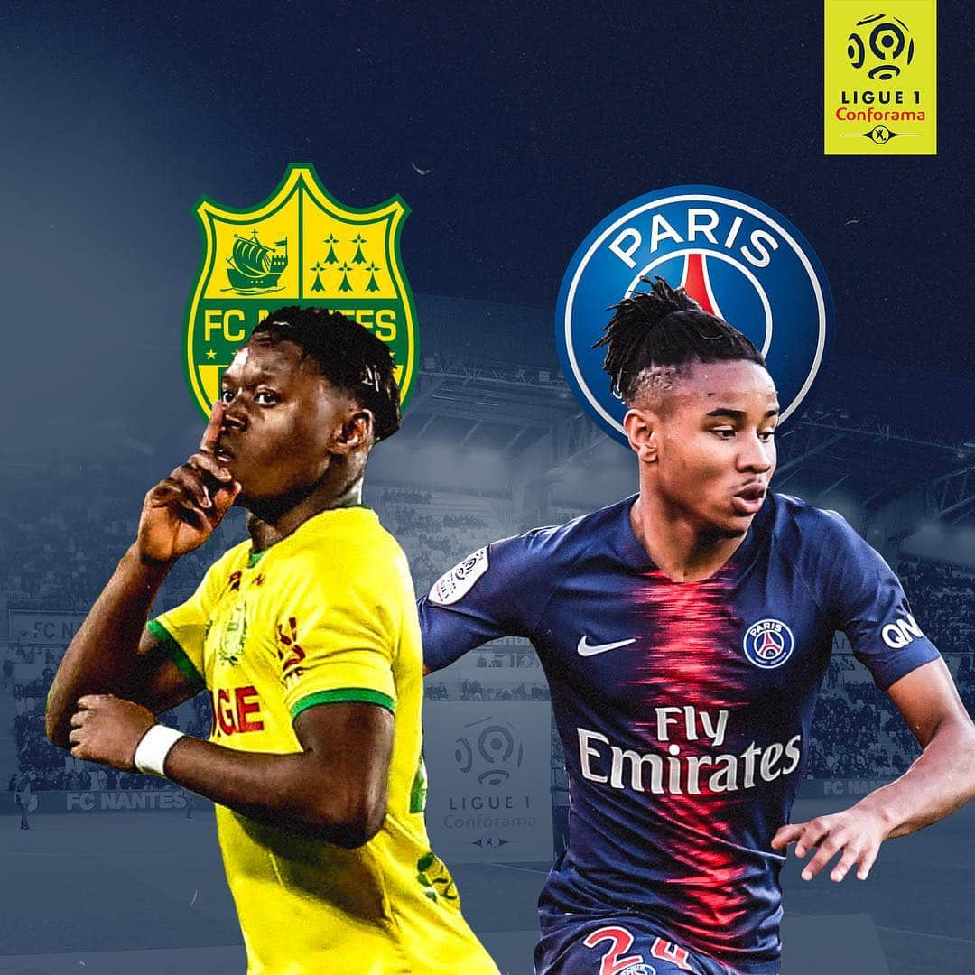 リーグ・アンさんのインスタグラム写真 - (リーグ・アンInstagram)「🏆 Le match du titre ? . @fcnantes 🆚 @psg . #Nantes #FCNantes #Paris #PSG #ligue1conforama」4月17日 22時51分 - ligue1ubereats