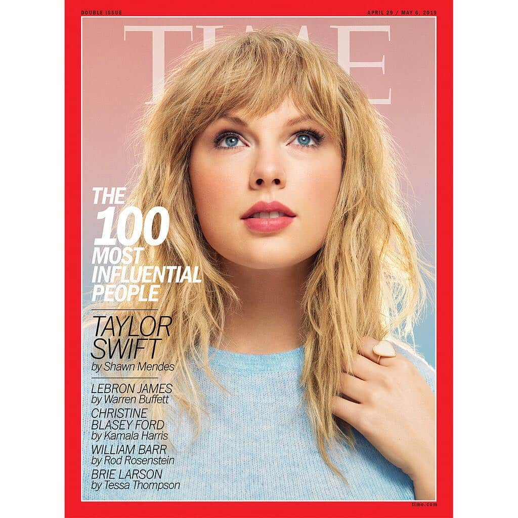 TIME Magazineさんのインスタグラム写真 - (TIME MagazineInstagram)「@taylorswift is one of the 100 most influential people of 2019. "The magic of Taylor Swift doesn’t come from the lights, dancers or fireworks (although all of that is incredible)," writes @shawnmendes, "but from the electrifying connection that she has with the people who are there to see her." See the full #TIME100 list at the link in bio. Photograph by @paridukovic for TIME」4月17日 21時46分 - time