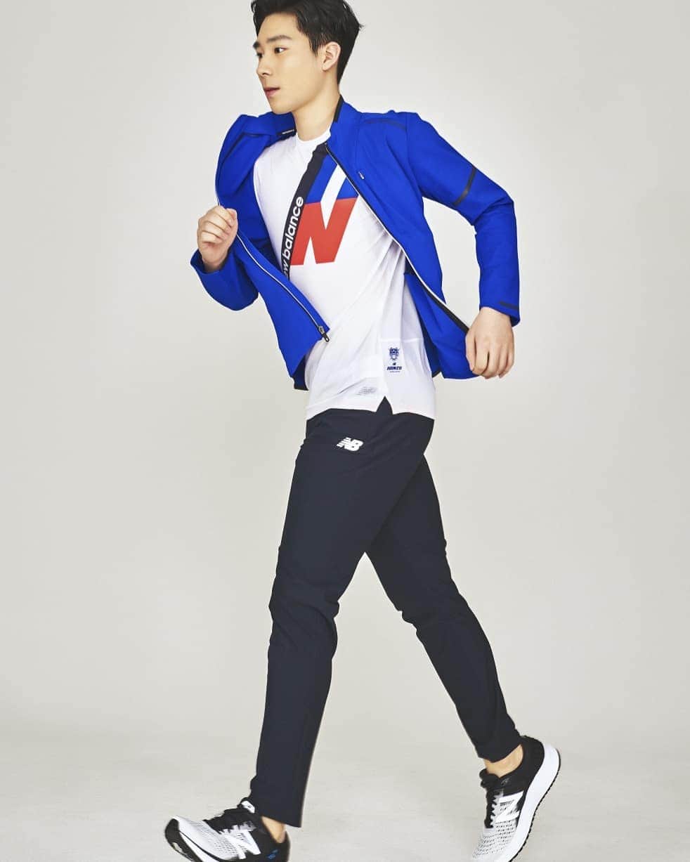 イ・ジュンヒョンのインスタグラム：「뉴발란~~~~스으 #newbalance」