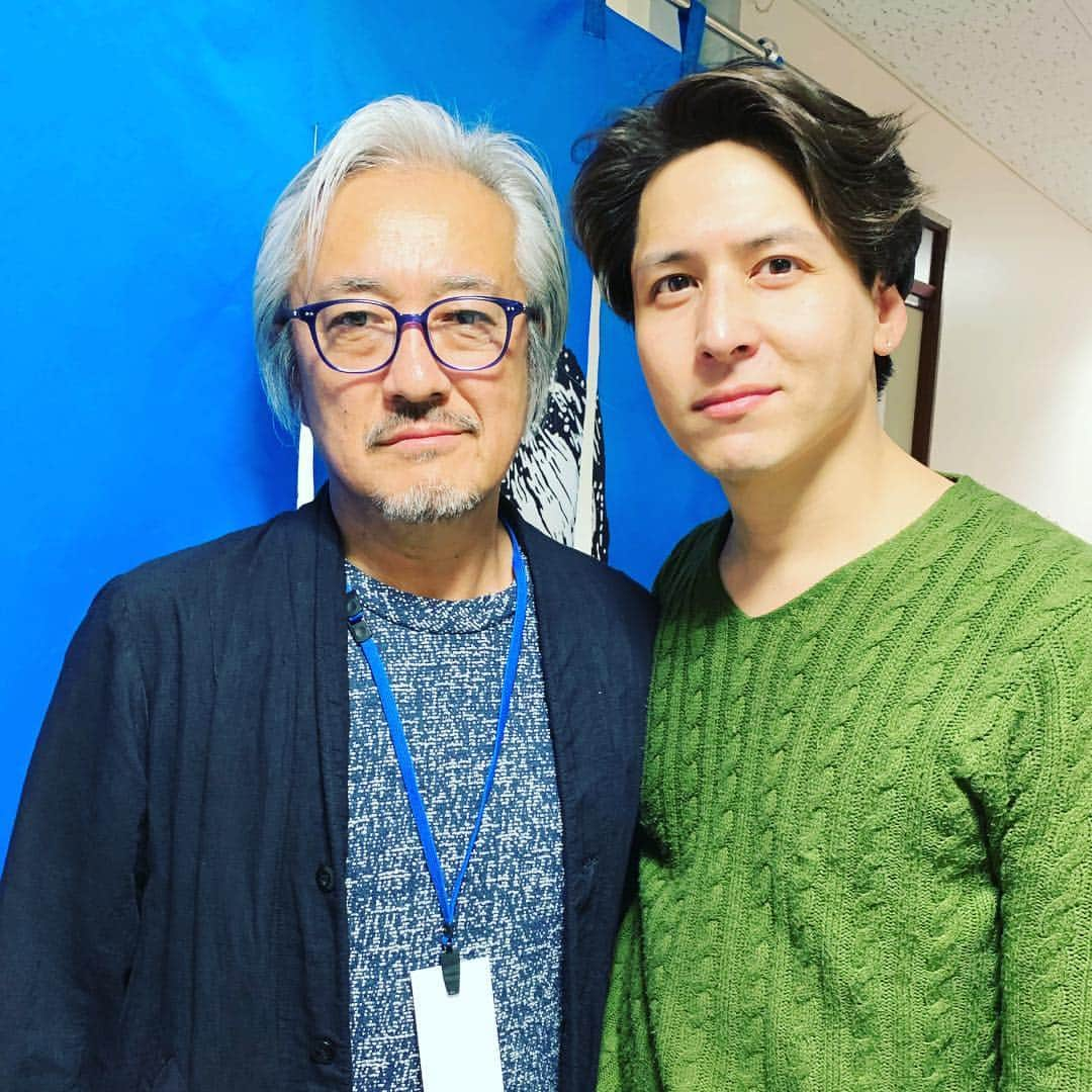 伊礼彼方さんのインスタグラム写真 - (伊礼彼方Instagram)「久しぶりにお会いする山路さん！ カッケーーー！！！ もともと渋かったけど、また更にオレ好みの渋み出てます！！！ たまらんです！！ ありがとうございました。  #山路和弘  #レミゼラブル #ダンディー」4月17日 23時00分 - irei_kanata