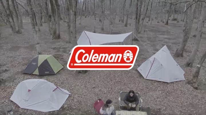 Coleman Japanのインスタグラム：「🎥Solo Friends Camp Vol.1🏕 各々でも、仲間でも自由で贅沢な時間。焚き火の薪がパチパチ爆ぜる音、ゆらめく炎をリアルに表現し、まるでキャンプ場にいるかのような臨場感をお楽しみいただけます。」