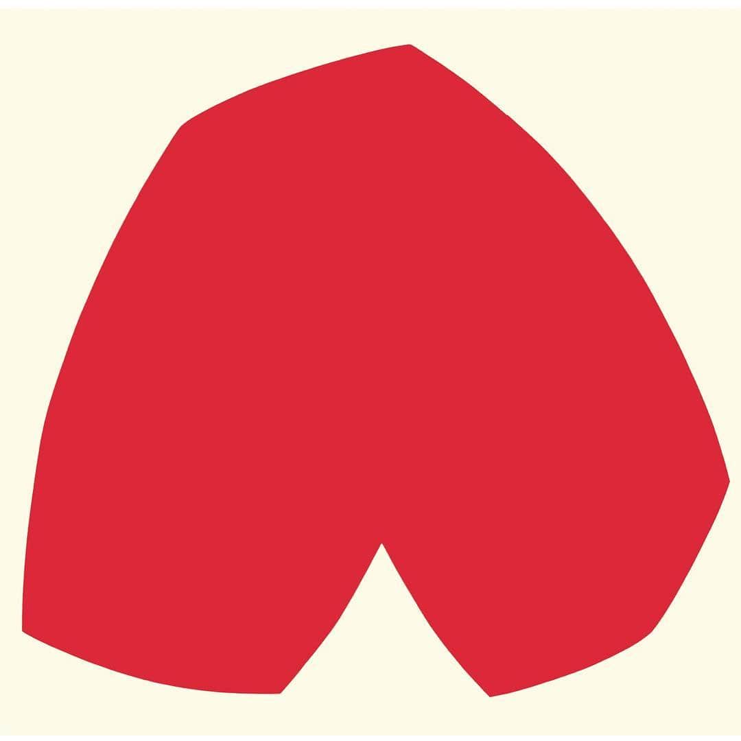 オーレリービダマンのインスタグラム：「Red white - Ellsworth Kelly #1962 #inspiration #art #sfmoma」