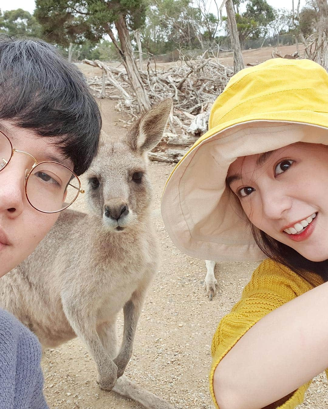 PIMTHAさんのインスタグラム写真 - (PIMTHAInstagram)「Kangaroo kisses! 😗💕」4月17日 20時02分 - pimtha