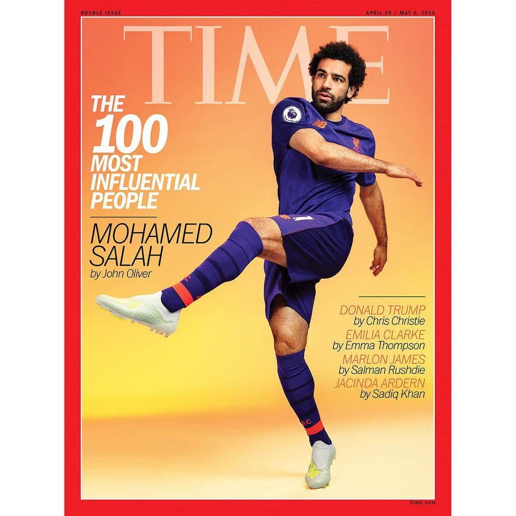 TIME Magazineさんのインスタグラム写真 - (TIME MagazineInstagram)「Mohamed Salah (@mosalah) is one of the 100 most influential people of 2019. "Mo Salah is a better human being than he is a football player," writes John Oliver of @lastweektonight. "And he’s one of the best football players in the world." See the full #TIME100 list at the link in bio, and swipe for a video interview with Salah. Photograph by @paridukovic for TIME. Video by @rscafuro and @aminmusaphoto」4月17日 20時07分 - time