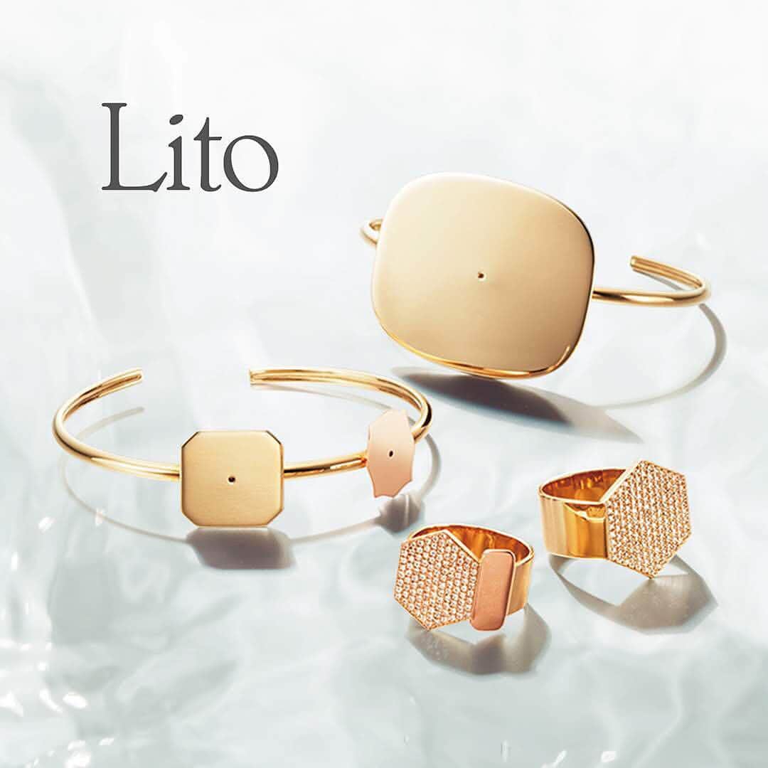 のインスタグラム：「【H.P.FRANCE BIJOUX】 Blooming Diamond Jewellery  ジュエリーのスタンダードであり、4月の誕生石でもあるダイヤモンド。 @hpfrance_bijoux では、ブランドのクリエイションにより花開く、ダイヤモンドのアーティスティックな魅力をお届けします。 ． -LITO (リト)- 美術のような造形的美しさと洗練されたコンセプトを合わせ持つファインジュエリー。コレクション ”INFINITE”は、ミニマルな幾何学シェイプと微光のパヴェが時代を超越したハーモニーを奏でます。  #hpfrancebijoux #lito #diamond #jewelry #fashionjewelry #ダイヤモンド #ring #necklace #earrings #hpfrance #アッシュペーフランス #howpeoplelive」