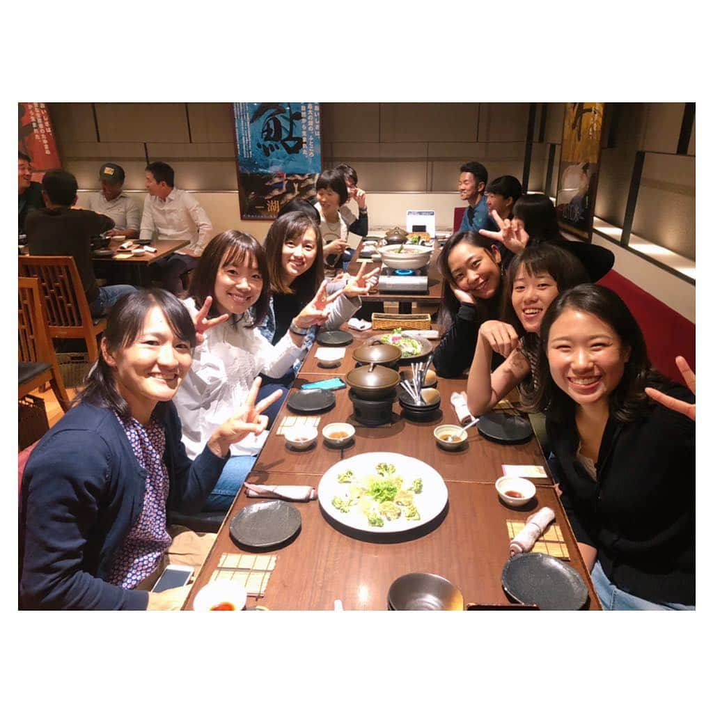 日比野菜緒さんのインスタグラム写真 - (日比野菜緒Instagram)「. Team dinner 🇯🇵 @fedcuptennis」4月17日 21時02分 - naohibino_1128