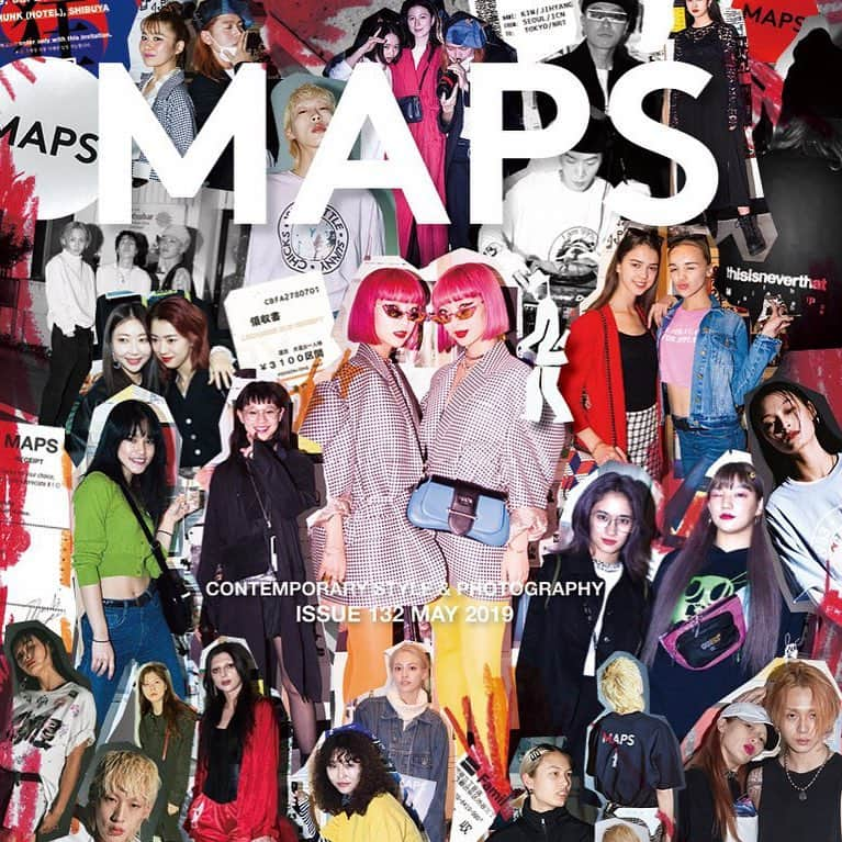 AYAさんのインスタグラム写真 - (AYAInstagram)「on the cover  @mapsworld_official  MAPS MAGAZINEの表紙にちょぴっといます👯‍♀️✨💥 是非ご覧下さい！ #MAPS」4月17日 21時14分 - ayaxxamiaya