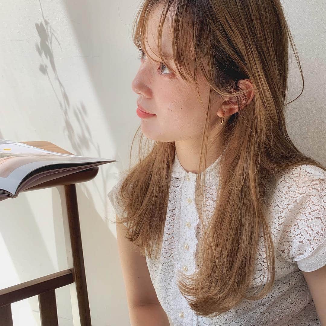 目見田早弥子のインスタグラム：「| hair 🧺 明日は念願のカラー...🌸」