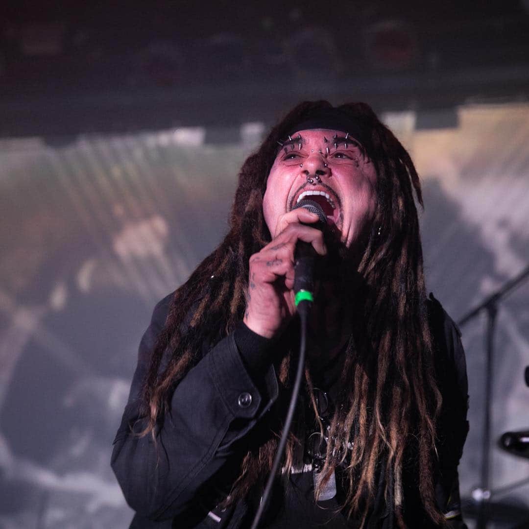 Revolverさんのインスタグラム写真 - (RevolverInstagram)「@weareministry are in the midst of a brief tour with @coldcave23 celebrating the new documentary ‘Industrial Accident: The Story of Wax Trax!’ On April 15th, they swung through Brooklyn’s Music Hall of Williamsburg where Al Jourgensen and cohorts blasted through a set entirely comprised of classic material from the Eighties and Nineties, including Ministry’s “Stigmata,” “Thieves,” “Burning Inside” “Just One Fix,” “(Everyday is) Halloween,” Revolting Cocks’ “No Devotion,” 1000 Homo DJs’ “Supernaut” cover and more. It was a thrilling blast from the past for everyone there, even Al, it seemed. “That was actually kinda fun,” he said, after playing “Jesus Built My Hotrod.” 📸 @jolenesiana」4月18日 6時50分 - revolvermag