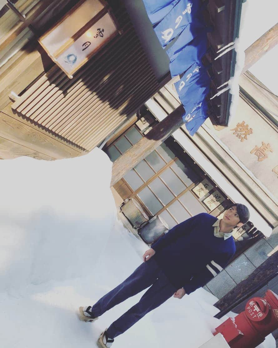 山田裕貴さんのインスタグラム写真 - (山田裕貴Instagram)「このあと 『#なつぞら』 このあと！  雪月、お菓子屋の息子  どーも #小畑雪次郎 です」4月18日 7時31分 - 00_yuki_y