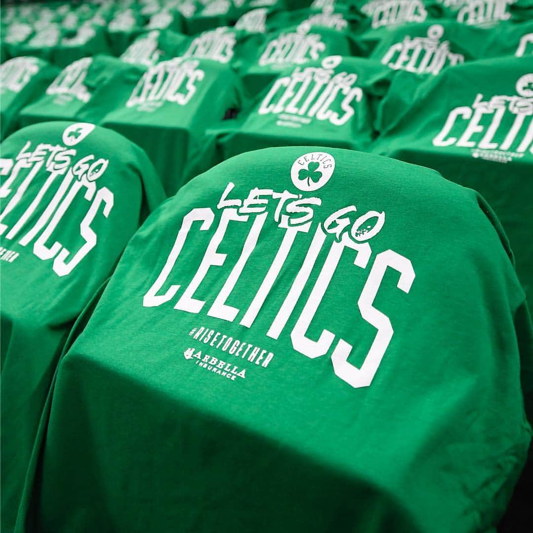 ボストン・セルティックスさんのインスタグラム写真 - (ボストン・セルティックスInstagram)「#LetsGoCeltics ☘️🔥 #RiseTogether」4月18日 7時48分 - celtics