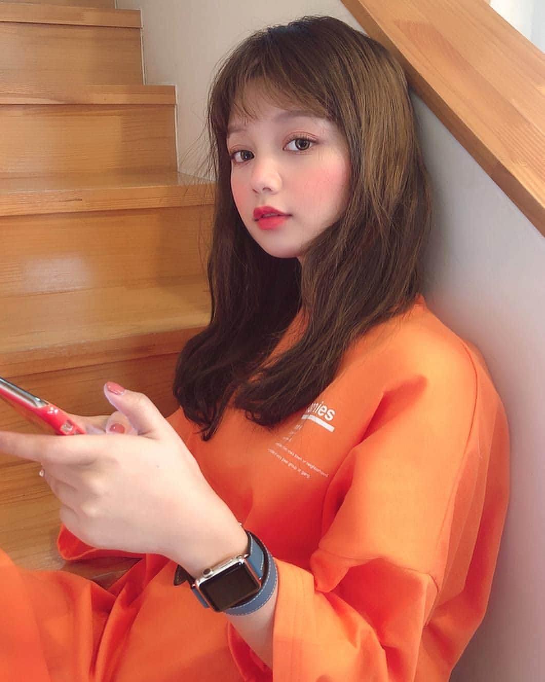 Chuuさんのインスタグラム写真 - (ChuuInstagram)「굿나잇🧡 #chuuseoul」4月17日 23時13分 - chuu_official