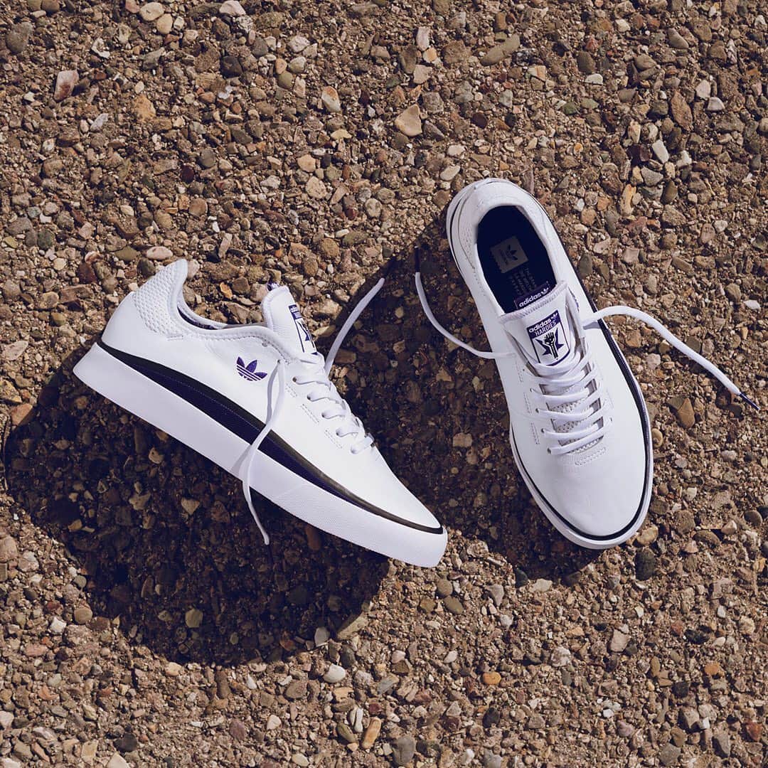 adidas Skateboardingのインスタグラム：「Curved to catch the eye /// The Sabalo x Hardies silhouette combines a sidewall inspired by the fisheye lens with @HardiesHardware's signature aesthetics. In stores & online at adidas.com/skateboarding  #adidasSkateboarding #adidasXHardies #adidasSabalo」