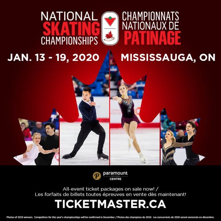 Skate Canadaさんのインスタグラム写真 - (Skate CanadaInstagram)「Tickets for #CTNSC20 on sale now! / Les billets pour les #CNPCT20 en ventes dès maintenant! ➡️ https://bit.ly/2IDezHF」4月17日 23時35分 - skate_canada