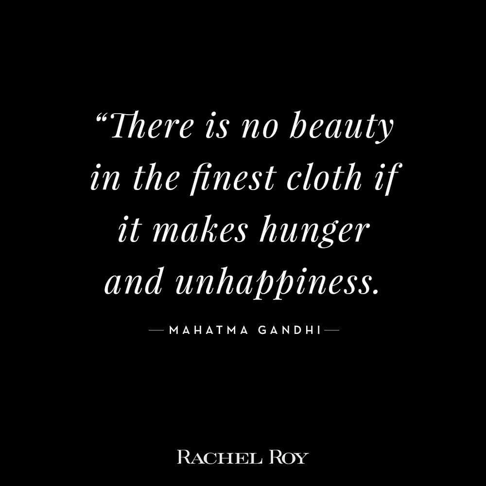 レイチェルロイさんのインスタグラム写真 - (レイチェルロイInstagram)「Mahatma Gandhi so beautifully sums up my thoughts on the need for accountability in the clothing industry. In all industries. If a child was harmed, if an adult was harmed, if an animal was harmed, do you still want to buy it? xxRR . . . . #upliftingquotes #empower #empoweringwomen #empowerment #positivemind #selfdevelopment #selfimprovement #motivationalquote #motivationalquotes #bossbabe #successquotes #entrepreneurlife #personalgrowth #entrepreneurquote #positivemindset #startupgrind #empowerment #changinglives #investinyourself #chaseyourdreams #educateyourself #lifeadvice #advice #lawofattraction #wellnesswednesday #rachelroy #mahatmagandhi」4月18日 0時20分 - rachel_roy