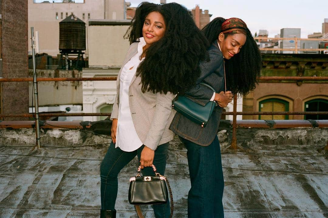 Fendiさんのインスタグラム写真 - (FendiInstagram)「Just like sisterhood, the bond between women and their #FendiPeekaboo bags lasts a lifetime: @ciprianaquann and @tk_wonder for the #MeAndMyPeekaboo series.  Follow @fisforfendi for more」4月18日 1時01分 - fendi