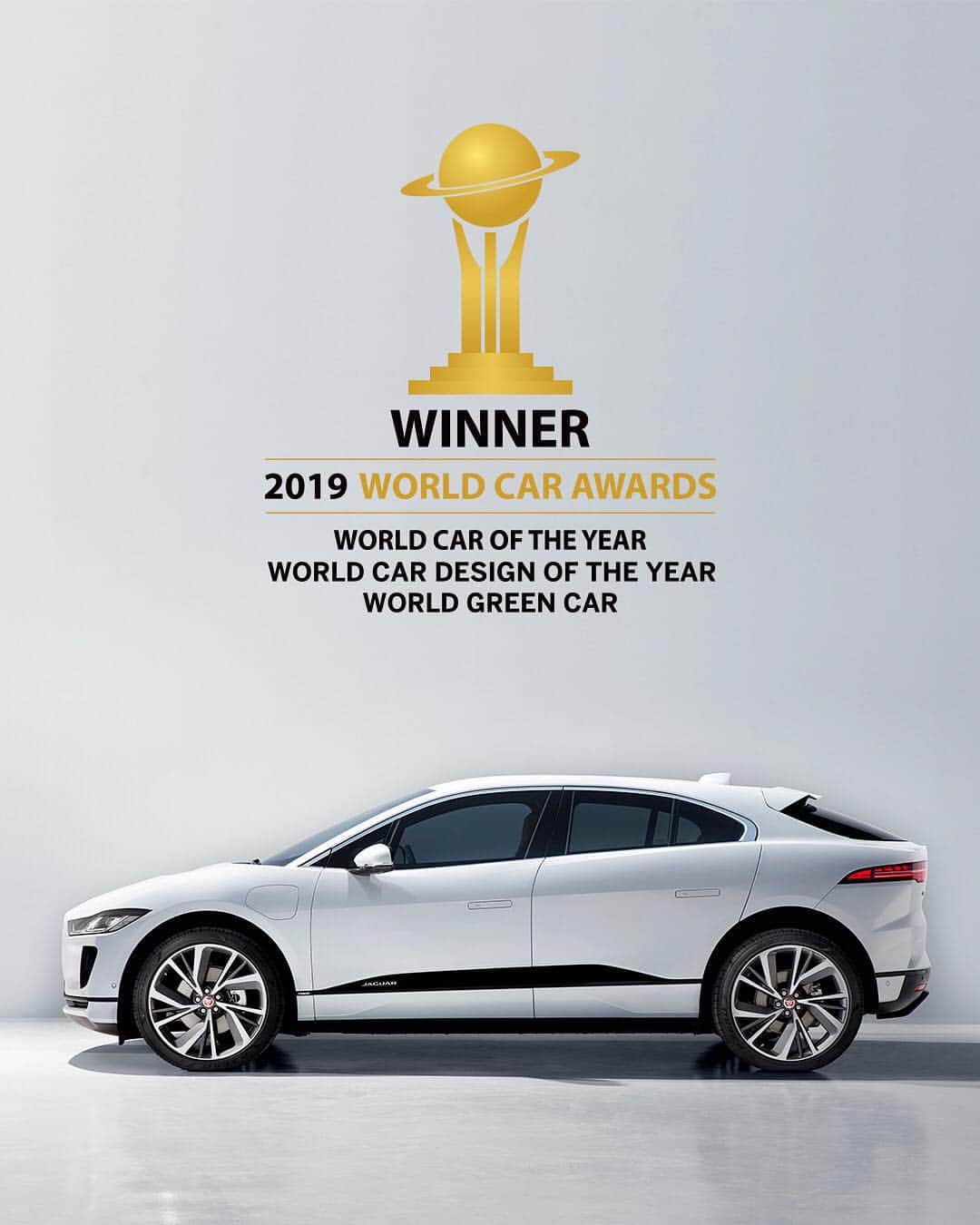 Jaguarさんのインスタグラム写真 - (JaguarInstagram)「0-100km/h in 4.8 seconds, up to 470km range and zero tailpipe emissions. Search 'Jaguar I-PACE' to discover the all-electric World Car, World Car Design and World Green Car 2019. #2019WorldCarAwards #WCOTY #WorldCar #NYIAS #NYAutoShow #ElectricCars #EV #CarsofInstagram #InstaCar」4月18日 1時16分 - jaguar