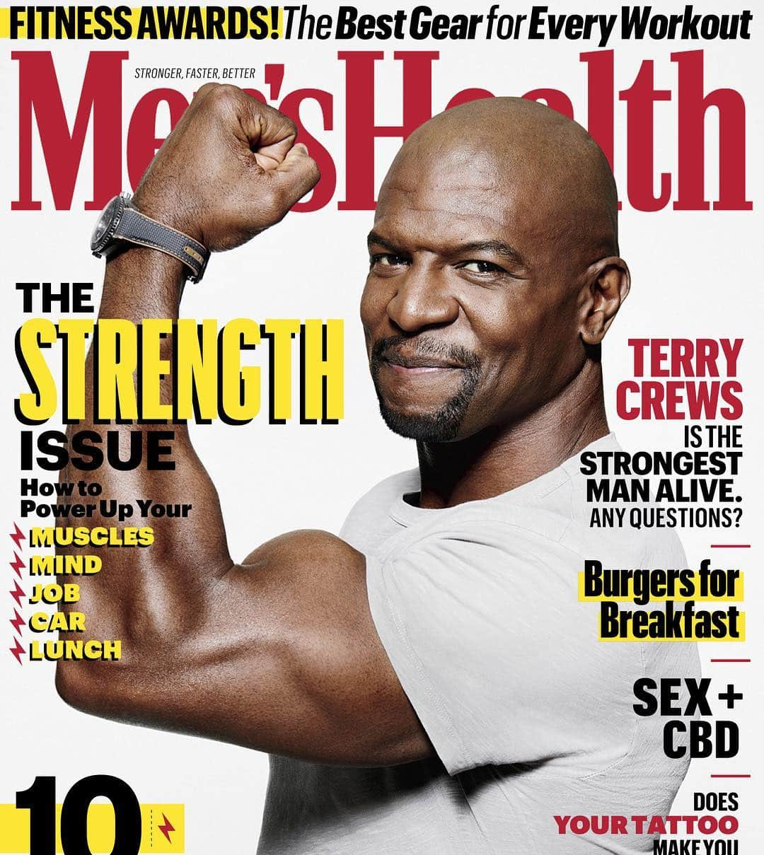 Just Jaredさんのインスタグラム写真 - (Just JaredInstagram)「@terrycrews is on the cover of @menshealthmag and he’s showing off his amazing physique! #TerryCrews Photos: Peter Yang」4月18日 1時29分 - justjared