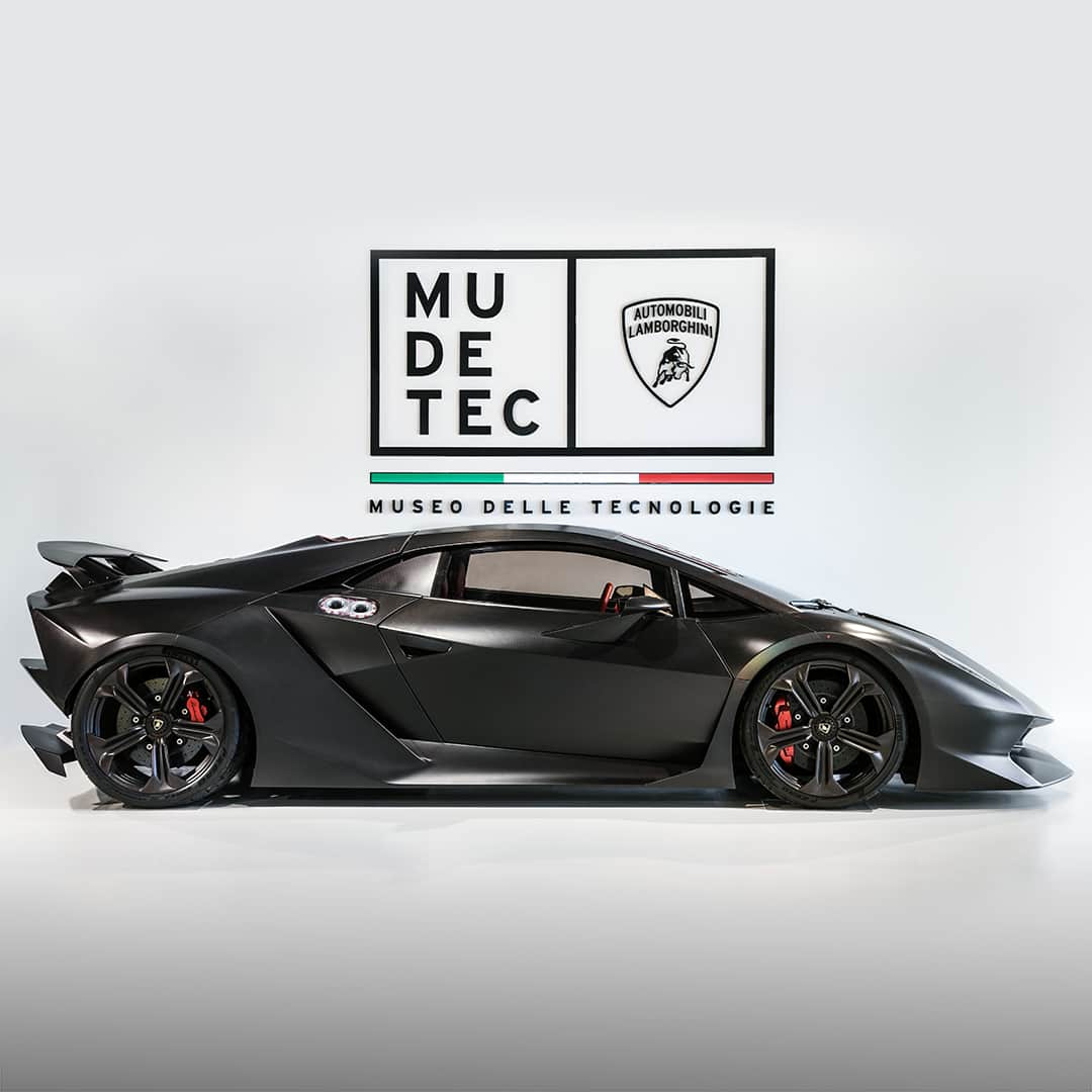 ランボルギーニのインスタグラム：「Future is the ink we write our story with. Our Lamborghini Museum becomes MUDETEC – Museo Delle Tecnologie and will focus on how technology and ideas changed through years, making us unique. We start with “Future Shapers Since 63”, an exhibition dedicated to the technology and the design of greatest Super Sports Cars. Come and visit the new #LamborghiniMudetec! #Lamborghini #FutureShapers #Technology #Design」