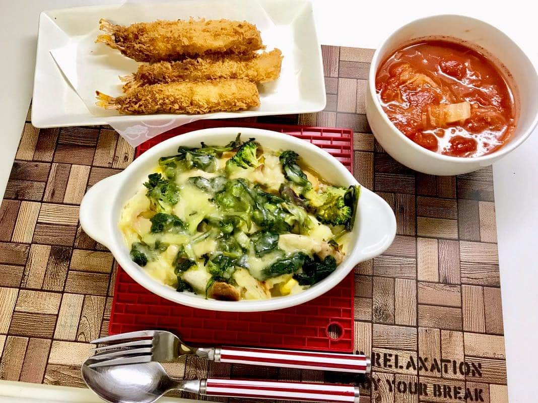 千眼美子さんのインスタグラム写真 - (千眼美子Instagram)「・ なんか寝れないなんでかな あー、自炊、あっ違うTHE炊の写メ上げてないからやー。 というわけで。 #自炊 #the炊 #自炊女子 #夕飯 #ごはん」4月18日 1時33分 - yoshiko_sengen