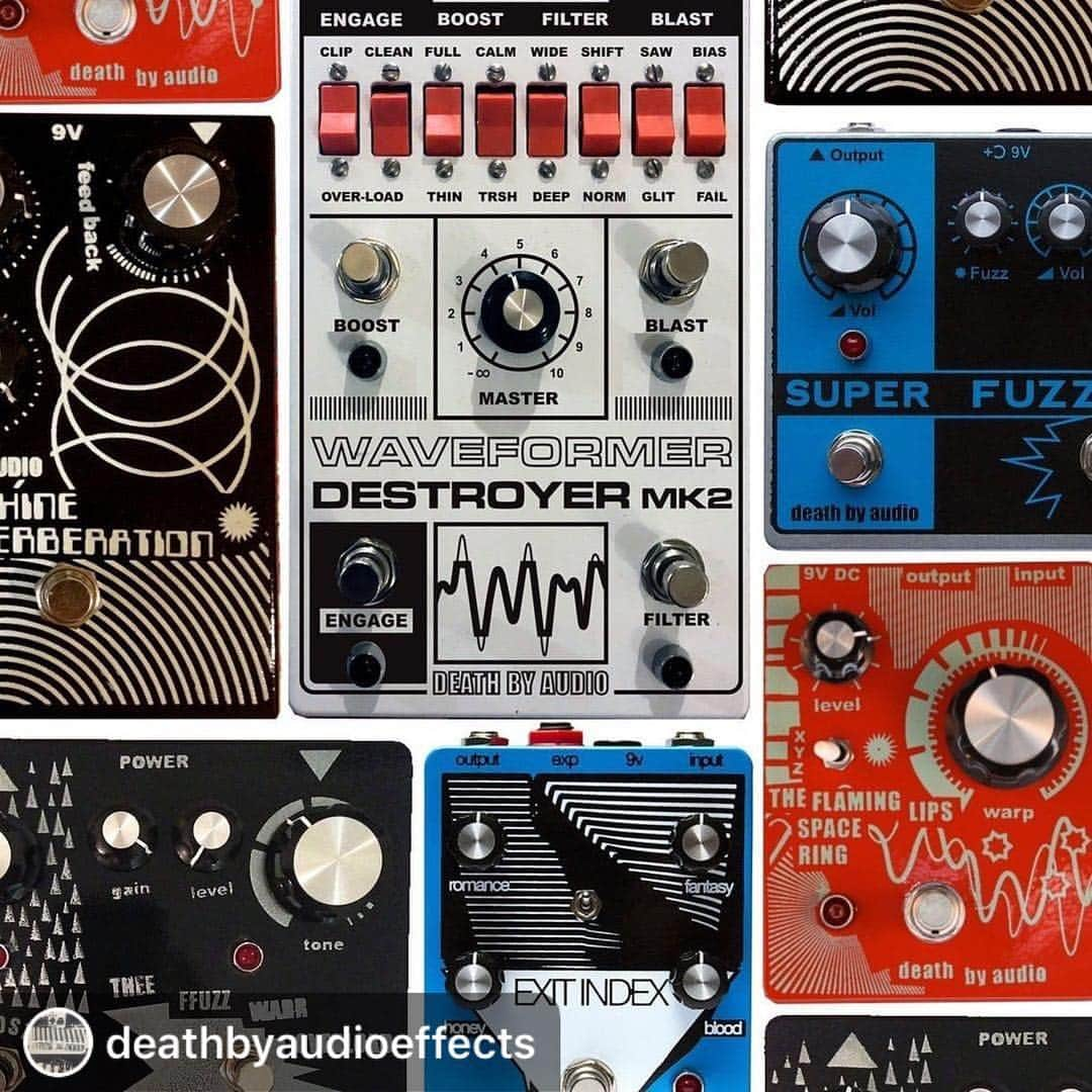 A Place to Bury Strangersさんのインスタグラム写真 - (A Place to Bury StrangersInstagram)「#Repost @deathbyaudioeffects with @download_repost ・・・ Check out a new podcast Ollie did with @behindthebacklinepodcast !! go listen for some dulcet tones and pedal nonsense 🖤💥 . .  @Regrann from @behindthebacklinepodcast - NEW PODCAST #33: Death By Audio – Effect Pedals That Cause Total Sonic Annihilation (LISTEN: https://buff.ly/2KCIKRW)⠀ ⠀ Death By Audio was started in 2002 as a guitar effects pedal company after Oliver started tinkering with new sounds and ideas for his own bands. He started making pedals for other people, and over time the pedals got more and more crazy and more and more in demand. The rest, as they say, is history.⠀ ⠀ Oliver Ackermann, founder of Death By Audio, joins us in this episode to talk about how he started DBA, his experience with teaching himself how to solder and work with electronic components, what it’s like to go from building pedals for himself (by himself) to working with a team and building pedals for some of the top bands and artists in the market today, and why you’ll see the occasional cat on their Instagram gallery.⠀ ⠀ LISTEN: https://buff.ly/2KCIKRW⠀ ⠀ SUBSCRIBE: Apple Podcasts, Google Play Music, Spotify, Anchor, PodBean, Pocket Casts, Overcast, RadioPublic: https://buff.ly/2Z9jFRT⠀ ⠀ #podcast #podcasts #podcastlife #behindthebackline #musiciansgear #instamusic #musicindustry #music #today #madison #wisconsin #guitars #guitar #effectpedals #guitarpedals #drums #drummer #drummers #drumming #namm #namm2019 #nammshow #nammshow2019」4月18日 1時44分 - aptbs