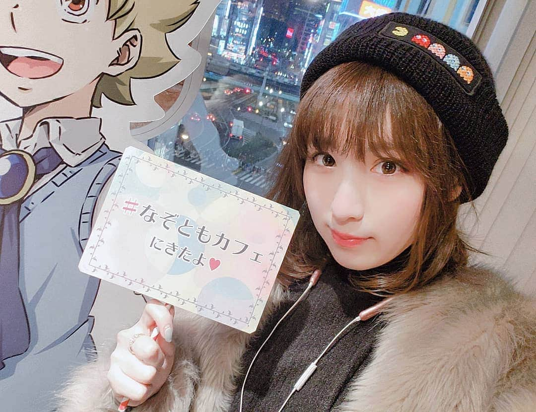 小田桐奈々さんのインスタグラム写真 - (小田桐奈々Instagram)「謎ともcafe😏😏👓 こういうの初めてで三人で協力してやるゲームめちゃ楽しかった…！ 謎解き一勝一敗の、まゆかとさおりんとななのインドア組であった…😏 * まゆかも元気だったよ♥こんどは載せる写真でまゆかも写ってるのばっちりげっとしてくるぞおおおお☺」4月18日 1時45分 - odagirinana