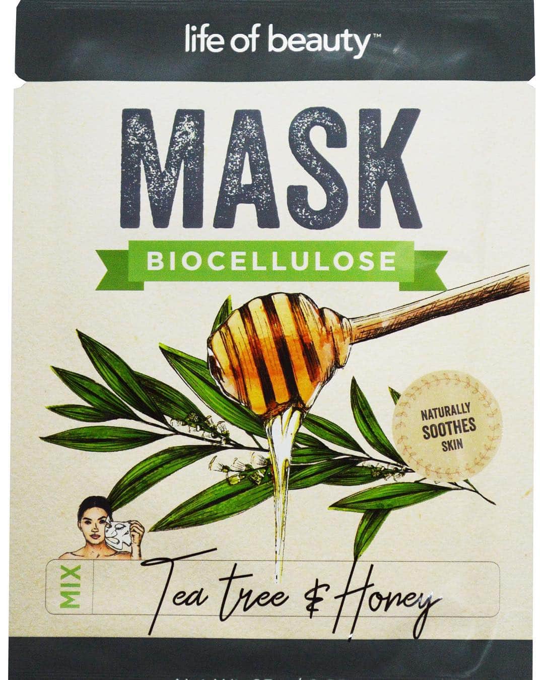 allkpopTHESHOPさんのインスタグラム写真 - (allkpopTHESHOPInstagram)「TEA TREE AND HONEY FACE MASK THAT SOOTHES SKIN - Tea Tree refreshes tired skin & reduces signs of stress & fatigue. Honey removes impurities from pores, helps retain moisture for radiance, supplements skin & has antioxidant properties to fight against skin damage & aging.  MADE IN KOREA WITH 98% NATURAL INGREDIENTS - Biocellulose is a natural fiber made from 100% real coconuts. Because of its ultra-fine web, it is extremely absorbent and adhesive - making it one of the most effective ways to transfer natural boosters to the skin for a healthy, beautiful complexion.」4月18日 1時47分 - allkpoptheshop