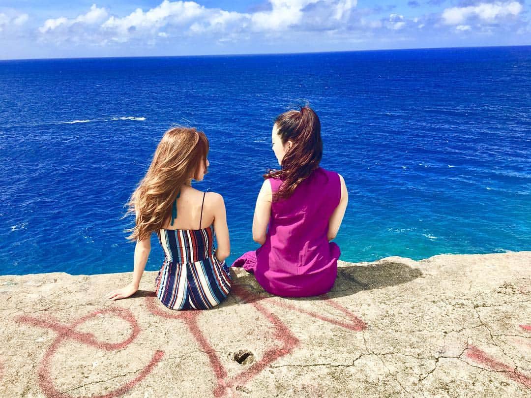 鳳ゆまさんのインスタグラム写真 - (鳳ゆまInstagram)「#穴場スポット 🤫❤︎ . #海 #グアム #グアム旅行 コーデ  #グアム好きな人と繋がりたい  #guam #japanesegirl #sightseeing」4月18日 2時08分 - yumangerion06