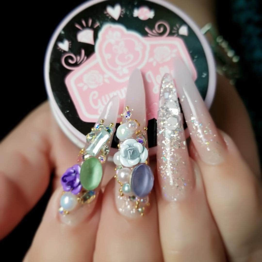 Max Estradaさんのインスタグラム写真 - (Max EstradaInstagram)「Enailcouture.com luxury diamonds and diamond holic, cost a fraction of a Austrian crystal and shine just as bright ! Apply with gummy gel and shinee or wonder gel ! Tag your bestie who would love diamond on their nails !  #ネイル #nailpolish #nailswag #nailaddict #nailfashion #nailartheaven #nails2inspire #nailsofinstagram #instanails #naillife #nailporn #gelnails #gelpolish #stilettonails #nailaddict #nail #💅🏻 #nailtech#nailsonfleek #nailartwow #네일아트 #nails #nailart #notd #makeup #젤네일  #glamnails #nailcolor  #nailsalon #nailsdid #nailsoftheday Enailcouture.com happy gel is like acrylic and gel had a baby ! Perfect no mess application, candy smell and no airborne dust ! Enailcouture.com」4月18日 2時52分 - kingofnail