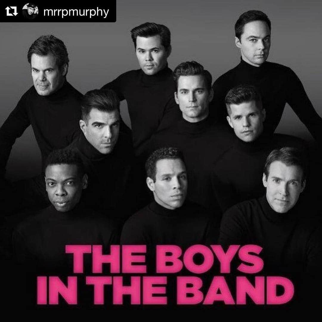 タック・ワトキンスさんのインスタグラム写真 - (タック・ワトキンスInstagram)「🏳️‍🌈💪🏼🎥 @mrrpmurphy  #Repost @mrrpmurphy with @get_repost ・・・ Last summer, THE BOYS IN THE BAND were on Broadway, breaking house records at The Booth. THIS summer, The Boys In the Band will be filming a Netflix movie event.  The incomparable Joe Mantello, who directed the Broadway revival, will direct the film adaptation. The Broadway cast of BOYS was so important to me, and as equally groundbreaking as Mart Crowley's seminal work. Everyone in the cast was out and proud...and feeling so blessed to mark the 50th anniversary of Mart's landmark play. The entire Broadway cast will reprise their roles in the film. I can't wait to be on set with Joe and Jim Parsons, Zachary Quinto, Andrew Rannells, Matt Bomer, Charlie Carver, Robin de Jesus, Tuc Watkins, Michael Benjamin Washington and Brian Hutchison. I will be producing the film with David Stone and Ned Martel. Look for THE BOYS on Netflix in 2020.」4月18日 3時13分 - tucwatkins