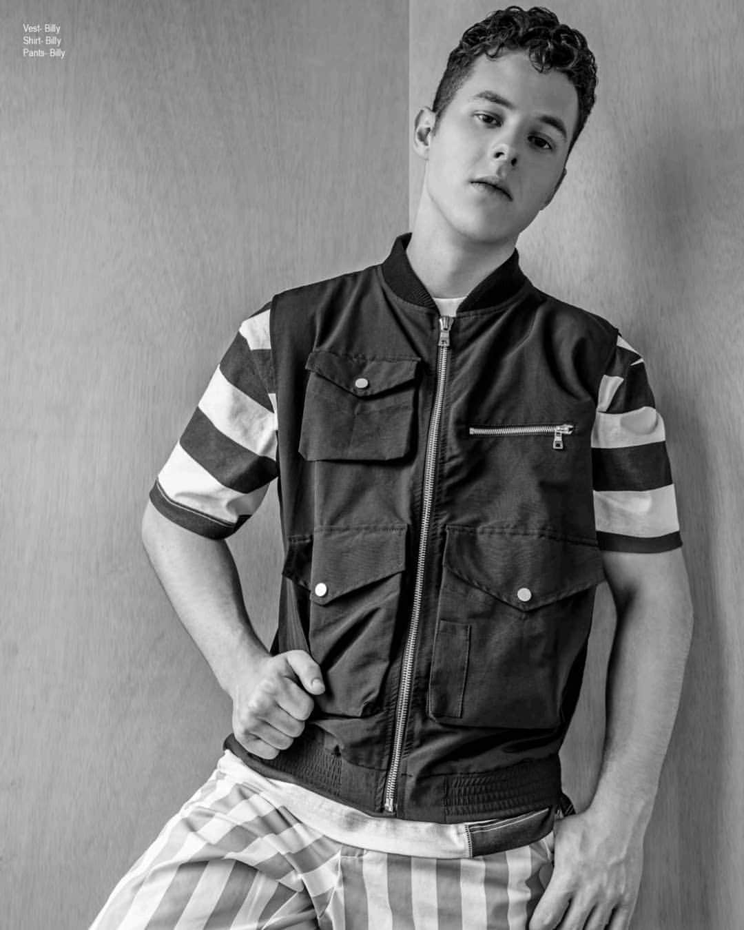 Nolan Gouldのインスタグラム：「Check out the latest issue of @regardmag to see what it looks like when I glare at you or stare pensively out the window. Link in bio!」